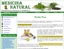 Tablet Screenshot of medicinanaturalperderpesodieta.com